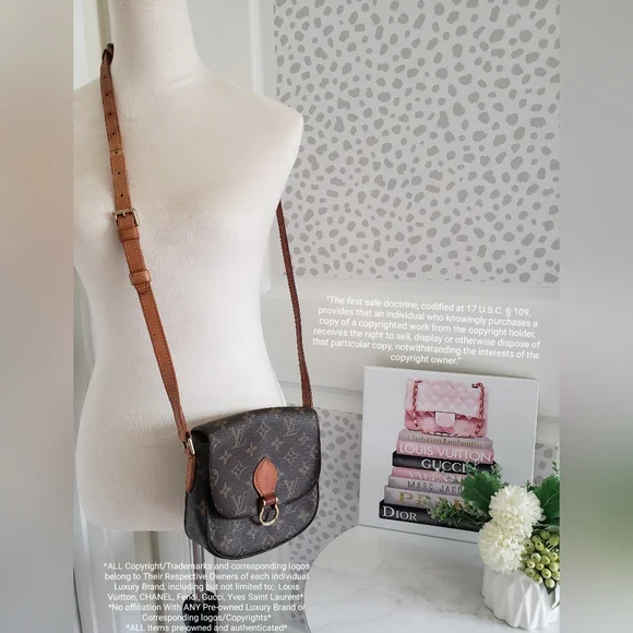 **SOLD** Authentic Pre-owned Vintage Louis Vuitton St Cloud Bag - Picture 3 of 14